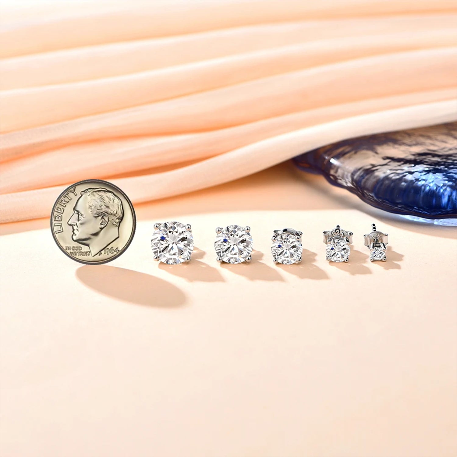 Brilliant Radiance Moissanite Stud Earrings